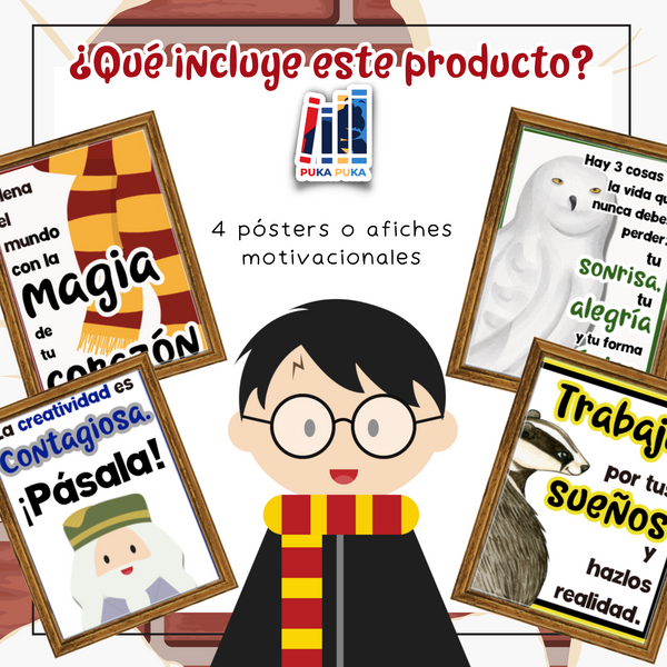 Afiches Wizardly World Español
