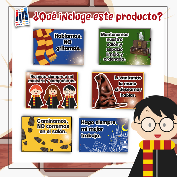 Reglas del salón: Colección "Wizardly World"