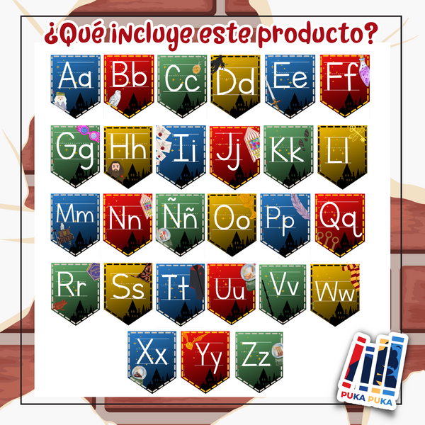 Abecedario Wizardly World