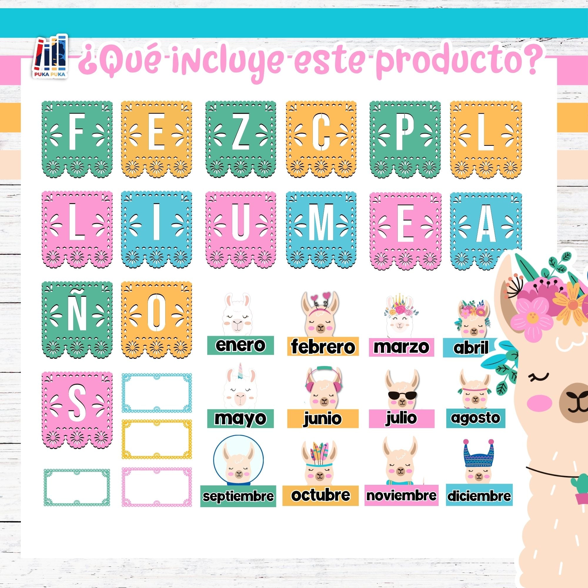 Months in Spanish - Rocket Languages, image size:2000x2000