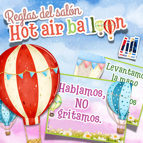 Reglas del salón: Colección "Hot Air Balloon"