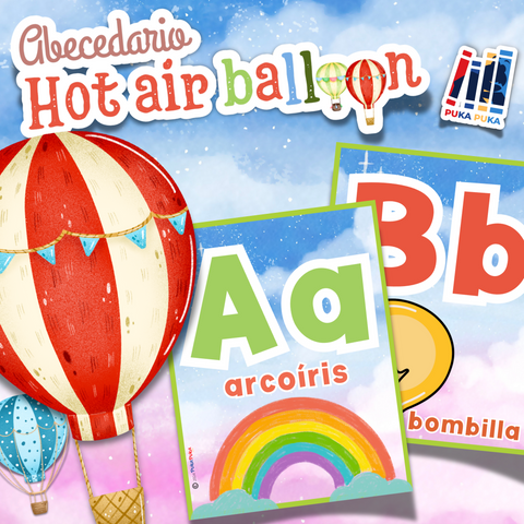 Abecedario: Colección "Hot Air Balloon"