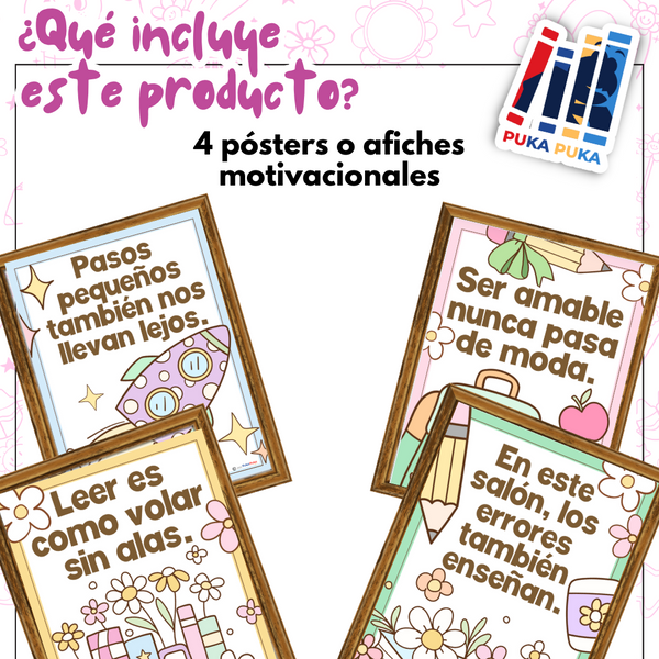 Afiches Motivaciones: Colección "Salón Coquette"