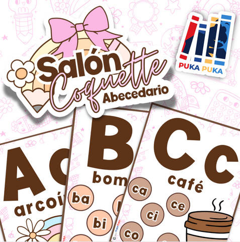 Abecedario: Colección "Salón Coquette"