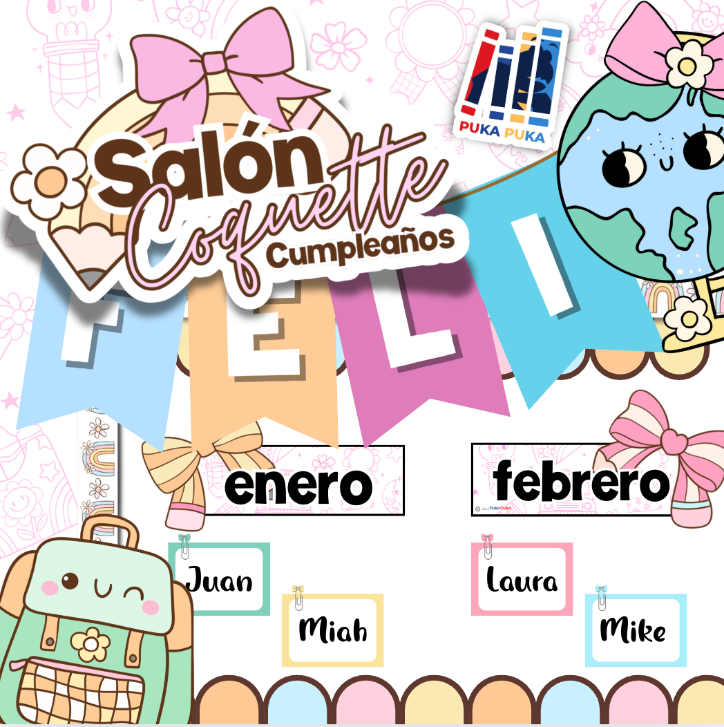 Cumpleaños: Colección "Salón Coquette"