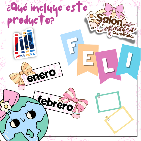 Cumpleaños: Colección "Salón Coquette"