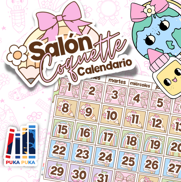 Calendario: Colección "Salón Coquette"
