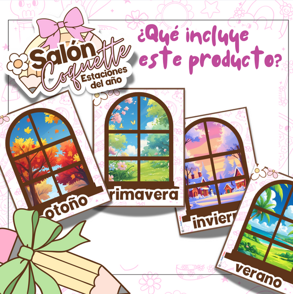 Estaciones del año: Colección "Salón Coquette"