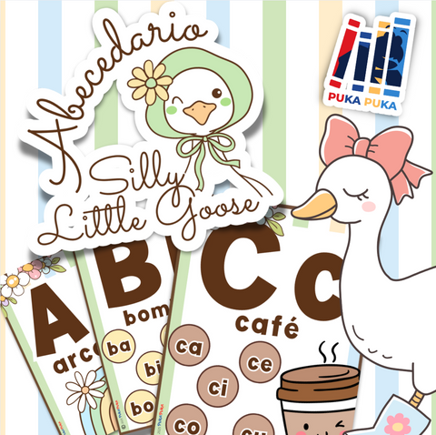 Abecedario: Colección "Silly Little Goose"