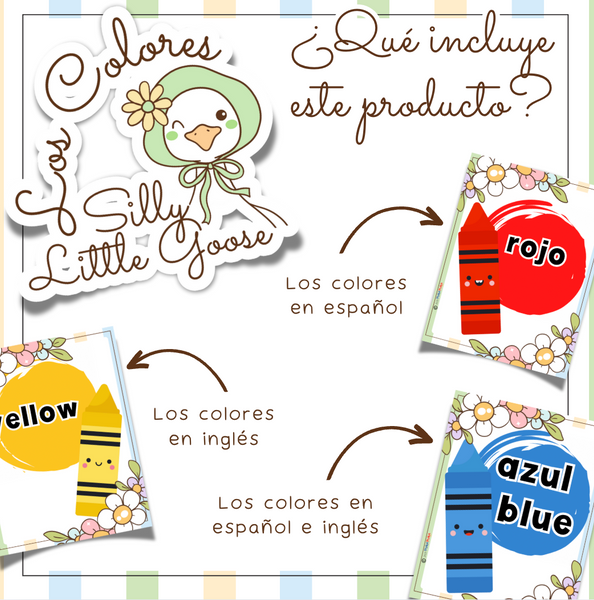 Los colores: Colección "Silly Little Goose"