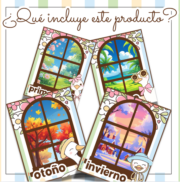 Estaciones del año: Colección "Silly Little Goose"