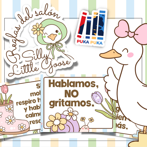 Reglas del salón: Colección "Silly Little Goose"