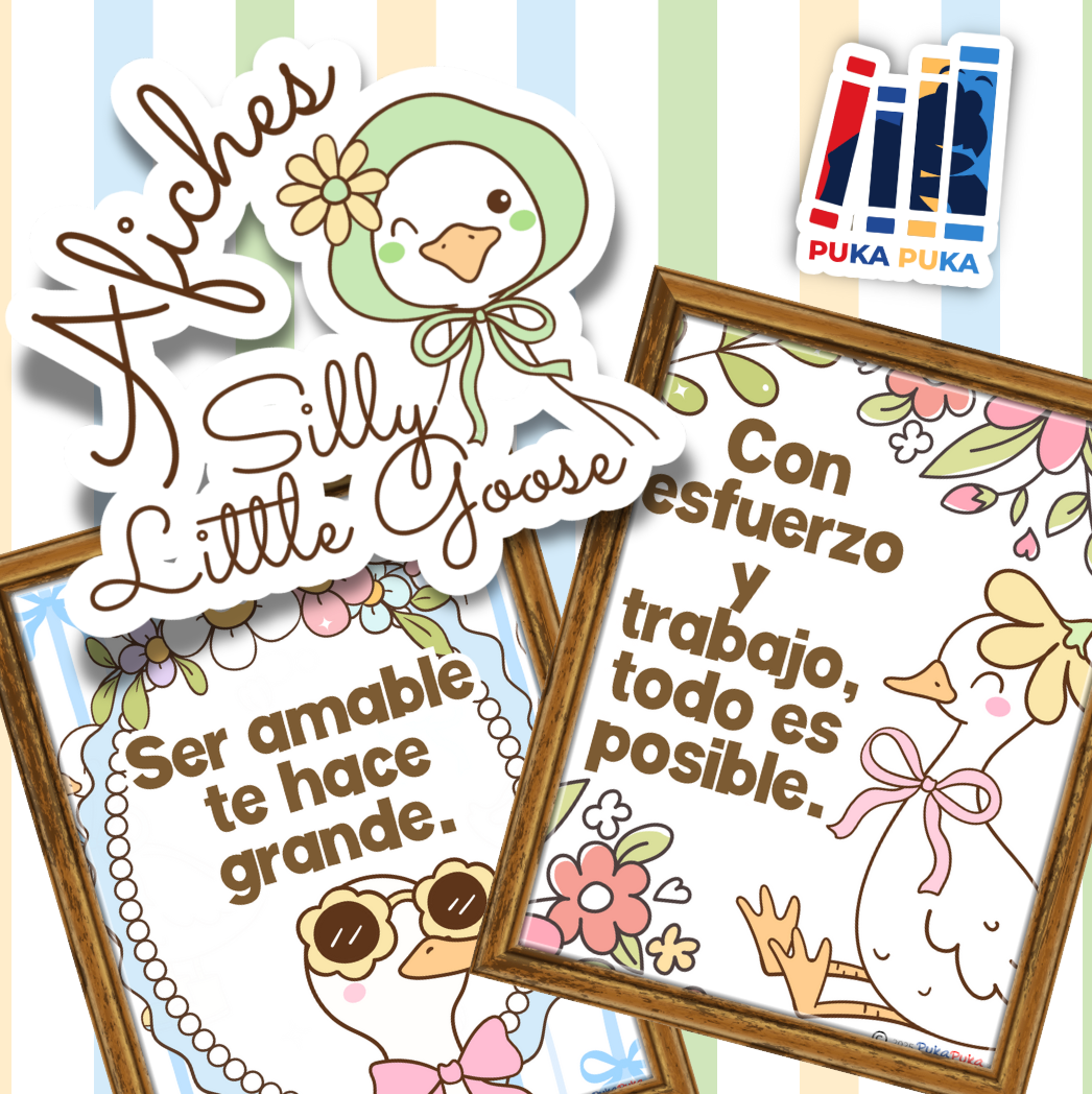 Afiches motivaciones: Colección "Silly Little Goose"