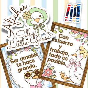 Afiches motivaciones: Colección "Silly Little Goose"