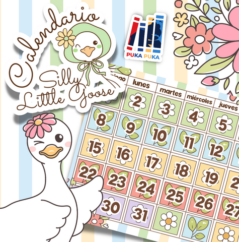 Calendario: Colección "Silly Little Goose"