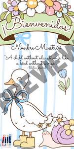 Banner Puertas Colección "Silly Little Goose"