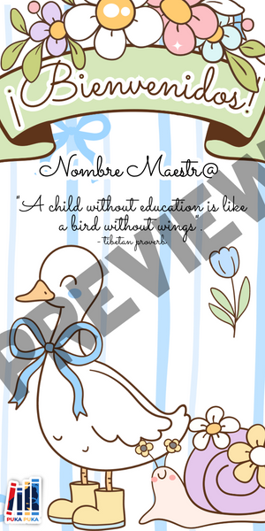 Banner Puertas Colección "Silly Little Goose"