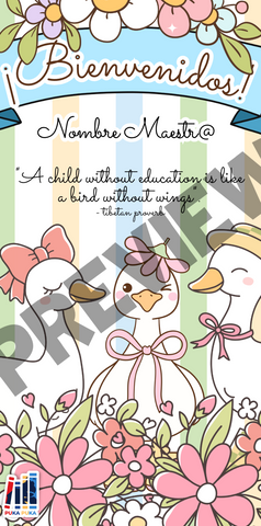Banner Puertas Colección "Silly Little Goose"