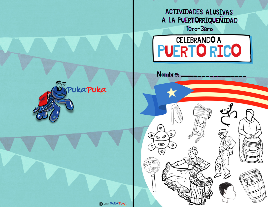 Librito de colorear: Celebrando a Puerto Rico – pukapukaworld